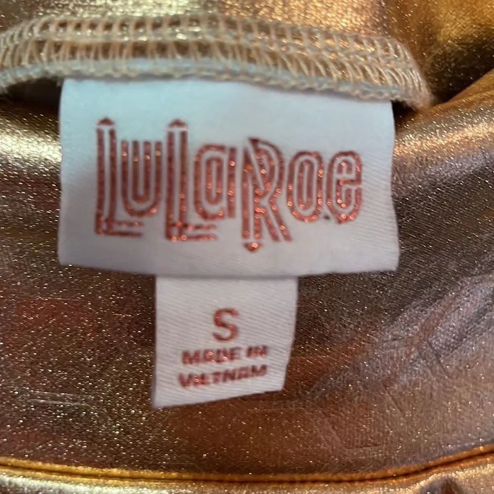 LuLaRoe Elegant Rose Gold Cassie Pencil Skirt, NWOT - Picture 4 of 8